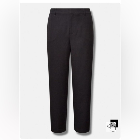 torrid Pants - Black wide leg twill high rise pants